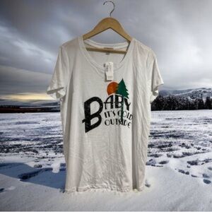 Baby it’s cold outside shirt winter holiday NEW 1x New t‎ shirt sub urban riot